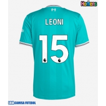Camisa de Futebol Liverpool Giovanni Leoni #15 Equipamento Alternativo 2025-26 Manga Curta